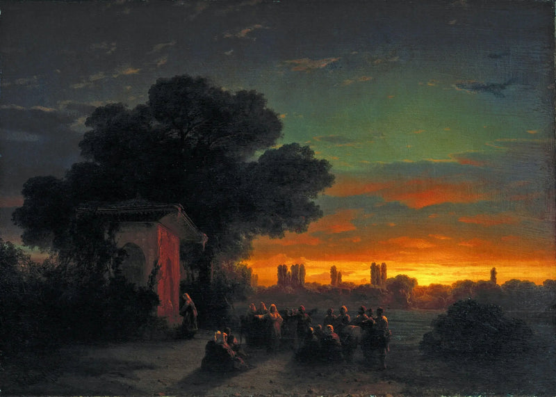 Ver en Crimea al atardecer - Ivan Aïvazovski