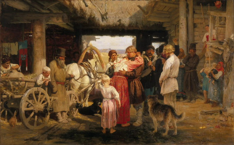 Ver partir a la recluta - Ilya Repin
