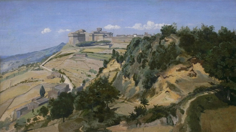 Volterra, la ciudadela - Jean-Baptiste Camille Corot