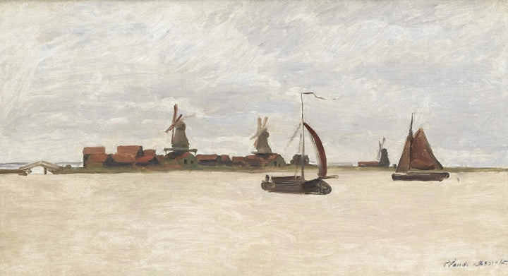 El Voorzaan y el Westerhem W175 - Claude Monet