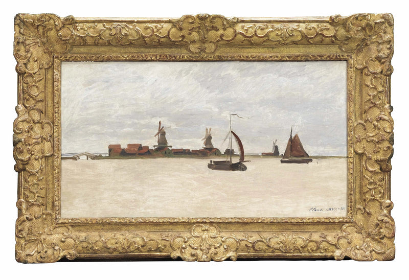 El Voorzaan y el Westerhem W175 - Claude Monet