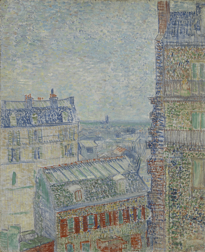 Vista de los tejados de París - Vincent van Gogh