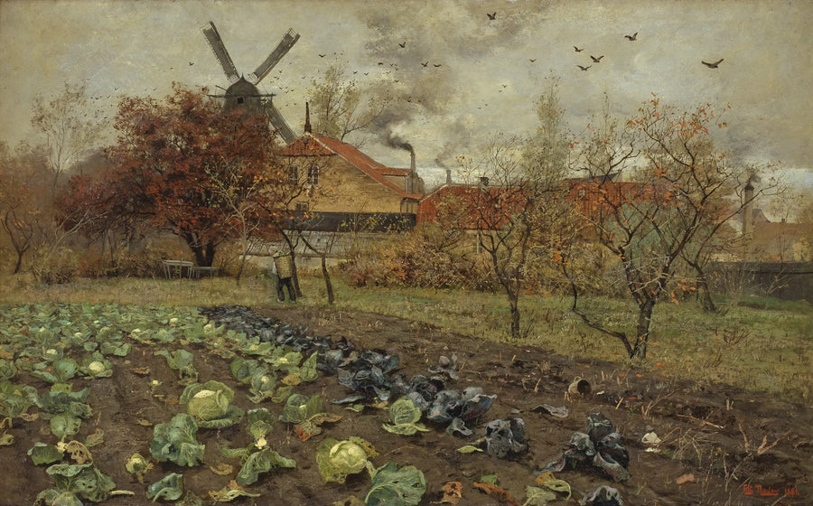 Vista de Amerikavej en Copenhague - Frits Thaulow