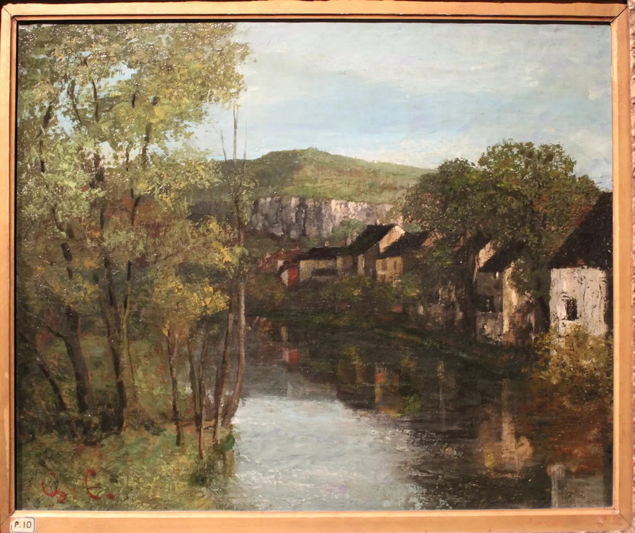 Vista de Ornans - Gustave Courbet
