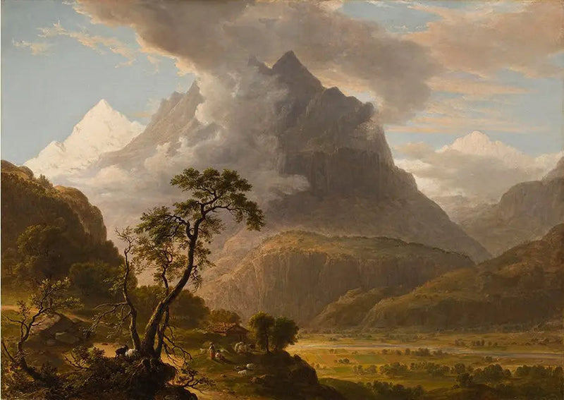 Vista en el valle de Oberhasle, Suiza - Asher Brown Durand