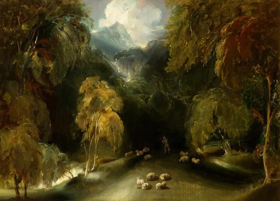 Vista de Dovedale, en dirección a Thorpe Cloud - Thomas Lawrence