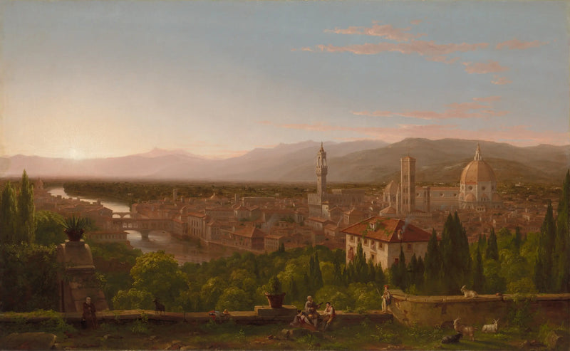 Vista de Florencia desde San Miniato - Thomas Cole