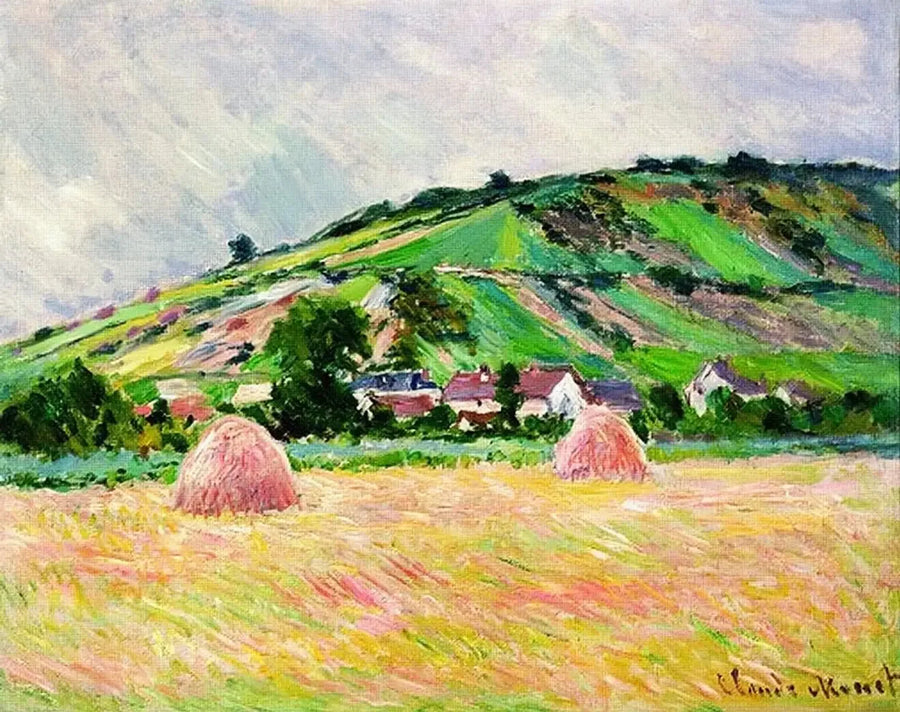 Vista de Giverny - Claude Monet