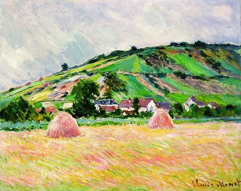 Vista de Giverny W1074 - Claude Monet