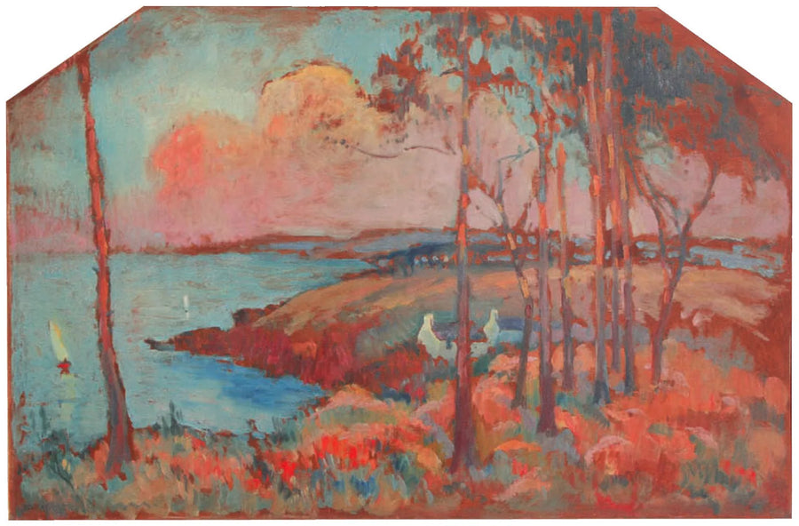 Vista de la Isla de Bréhat - Robert Antoine Pinchon