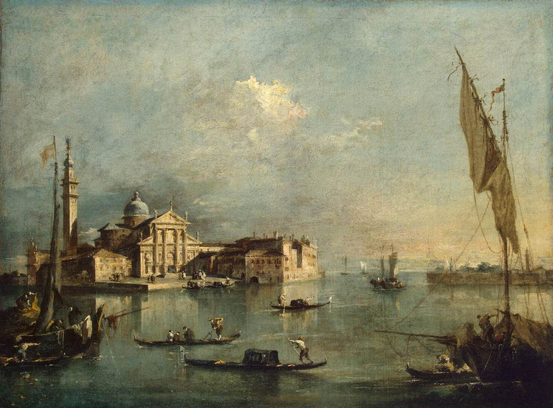 Vista de la isla de San Giorgio Maggiore - Francesco Guardi