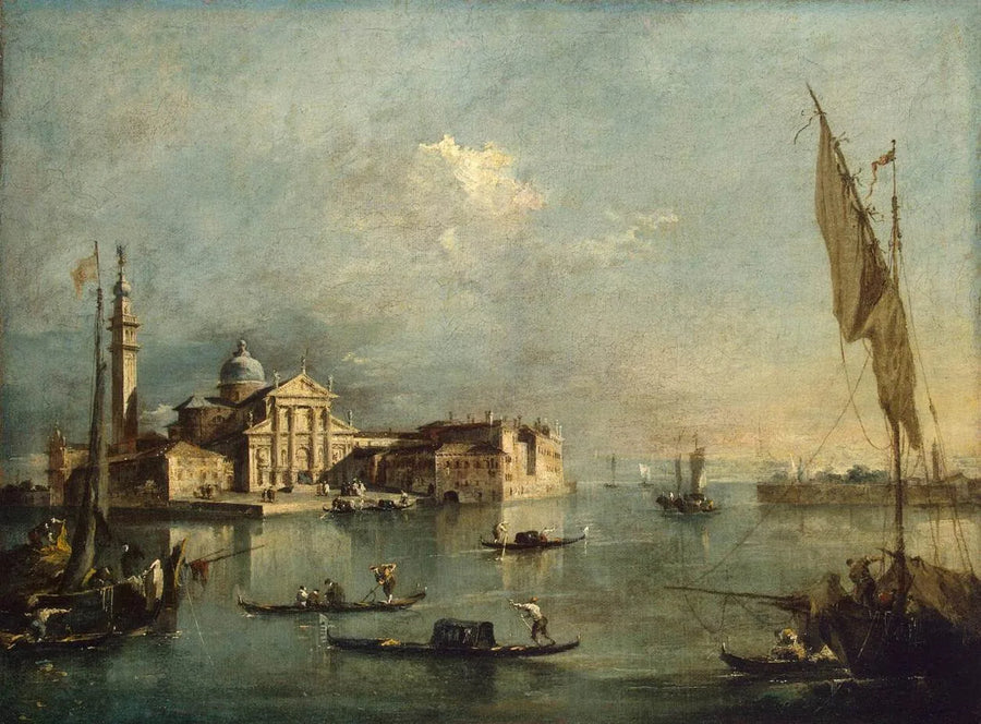 Vista de la isla de San Giorgio Maggiore - Francesco Guardi