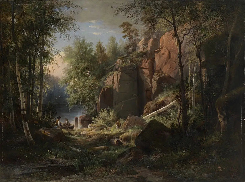 Vista de la isla de Valaam. Kukko - Ivan Chichkine