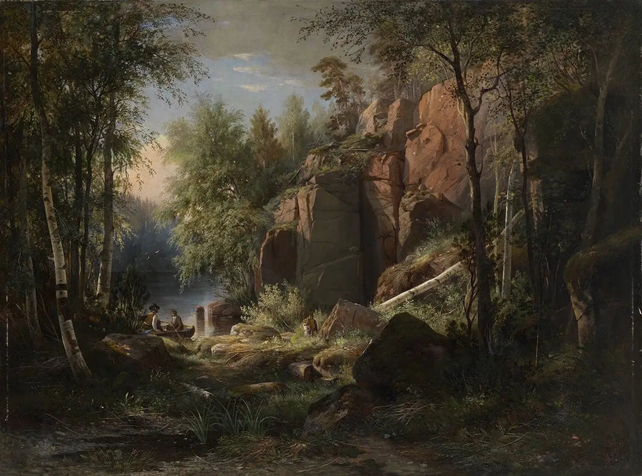 Vista de la isla de Valaam. Kukko - Ivan Chichkine