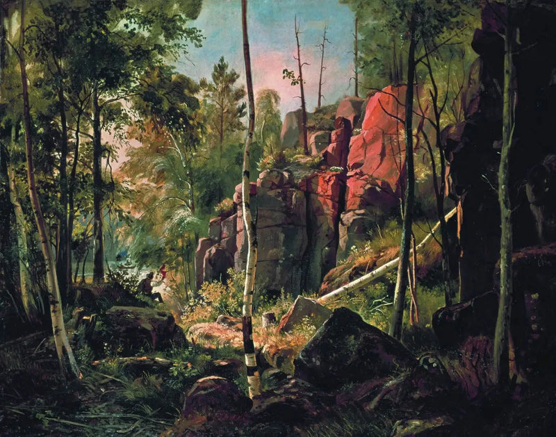 Vista de la isla de Valaam. Kukko - Ivan Chichkine