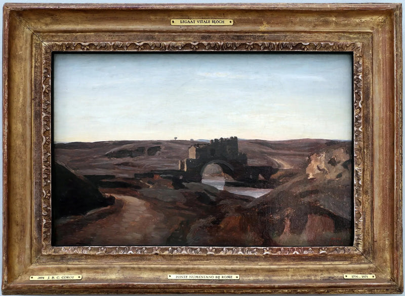 Vista del campo cerca de Roma - Jean-Baptiste Camille Corot