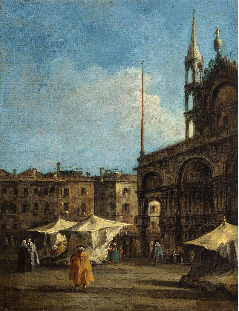 Vista de la Plaza de San Marcos, en Venecia - Francesco Guardi