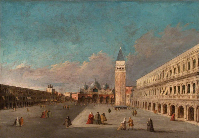 Vista de la plaza de San Marcos, Venecia - Francesco Guardi