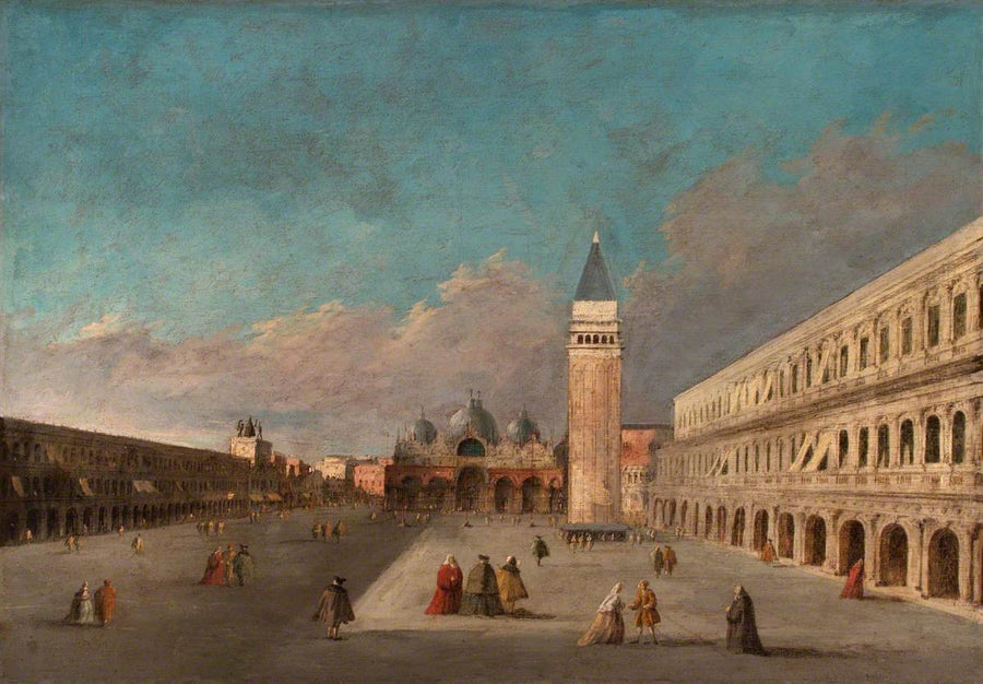 Vista de la plaza de San Marcos, Venecia - Francesco Guardi