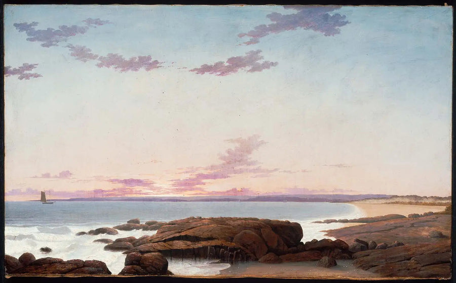 Vista de la playa de Coffin - Fitz Henry Lane