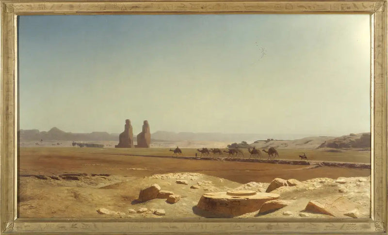 Vista de la llanura de Tebas (Alto Egipto) - Jean-Léon Gérôme