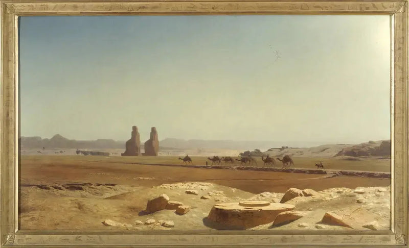 Vista de la llanura de Tebas (Alto Egipto) - Jean-Léon Gérôme