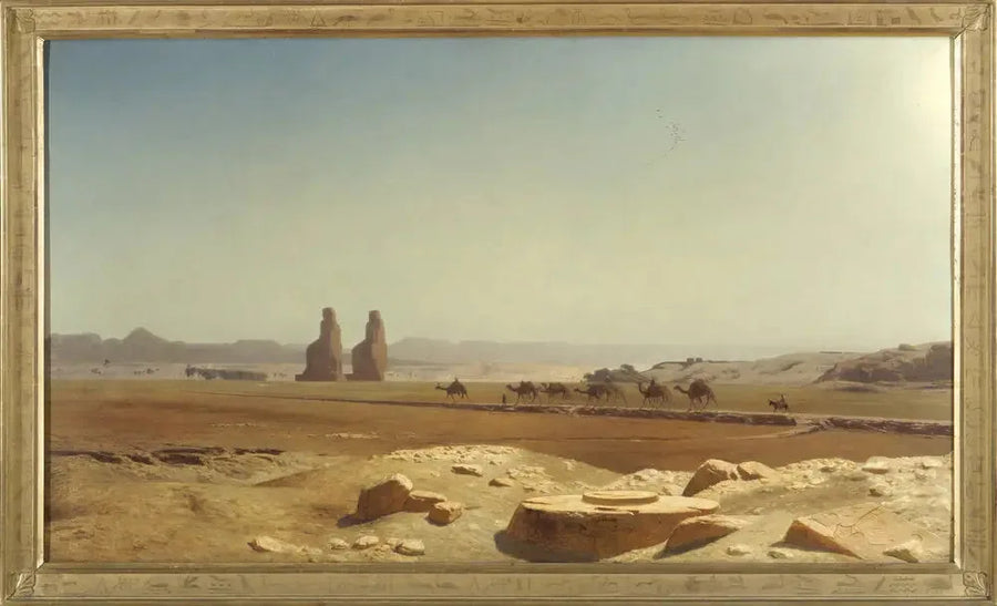 Vista de la llanura de Tebas (Alto Egipto) - Jean-Léon Gérôme
