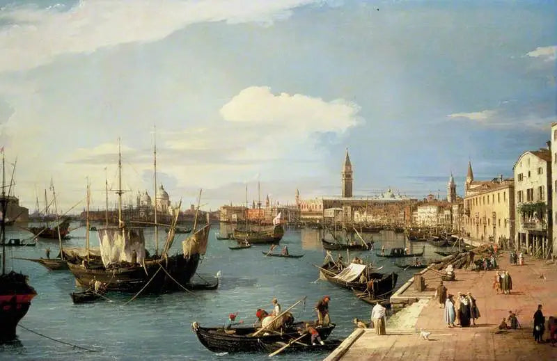 Vista de la Riva degli Schiavoni - Canaletto