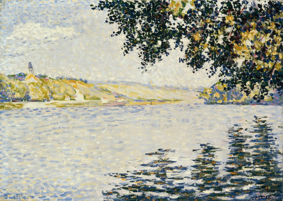 Vista del Sena en Herblay - Paul Signac