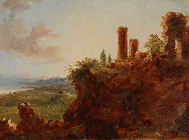 Vista de Sicilia - Thomas Cole