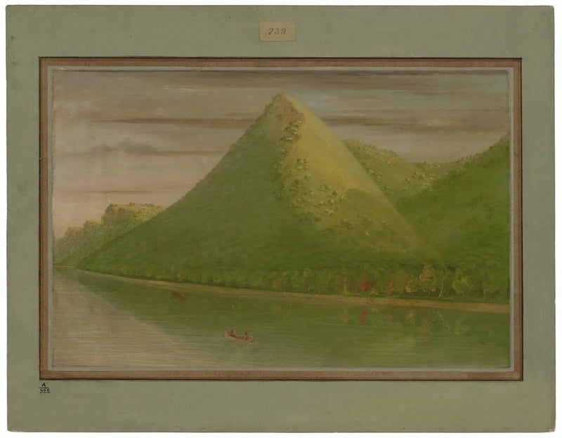 Vista de la « Tente du Brochet » - George Catlin