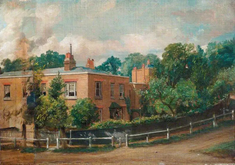 Vista de la terraza inferior, Hampstead - John Constable