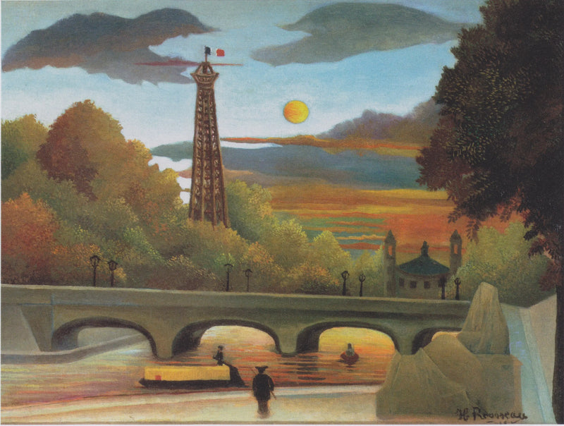 Vista de la Torre Eiffel - Henri Rousseau