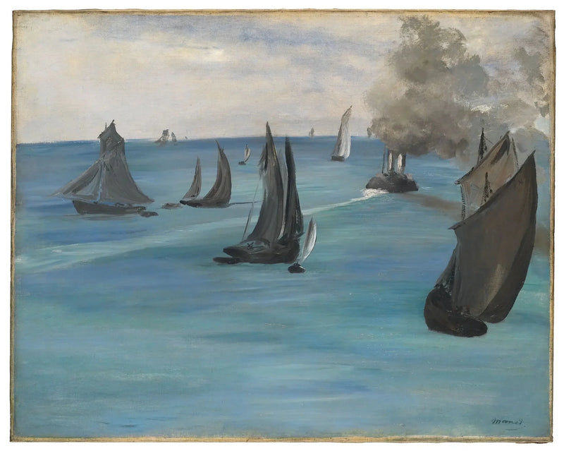 Vista de mar, tiempo tranquilo - Édouard Manet