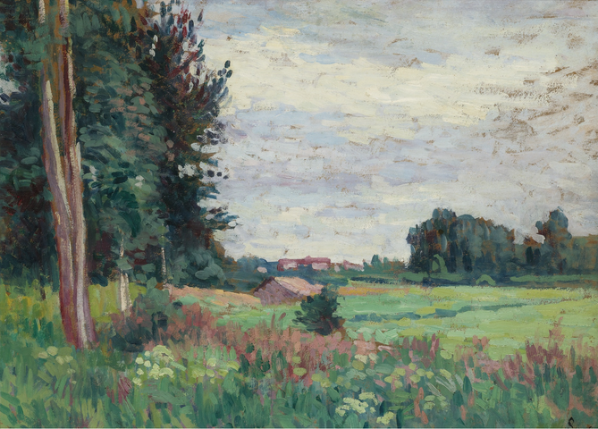 Vue de Méréville - Maximilien Luce - Alpha Reproduction