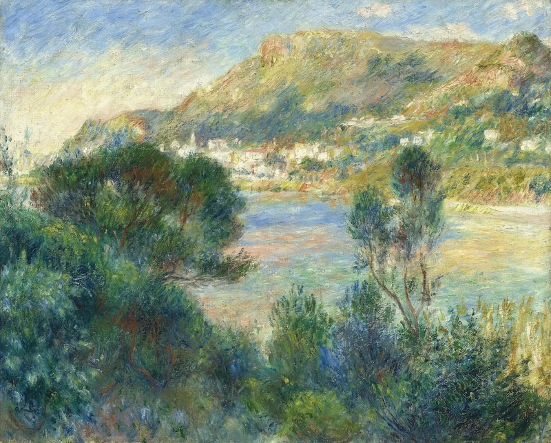 Vista de Monte Carlo desde el Cap Martin - Pierre-Auguste Renoir
