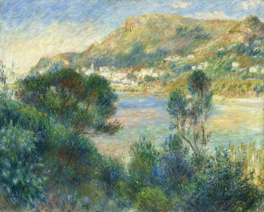 Vista de Monte Carlo desde el Cap Martin - Pierre-Auguste Renoir