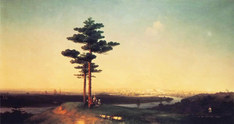 Vista de Moscú desde la colina de los Gorriones - Ivan Aïvazovski
