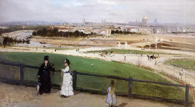 Vista de París desde las alturas del Trocadéro - Berthe Morisot