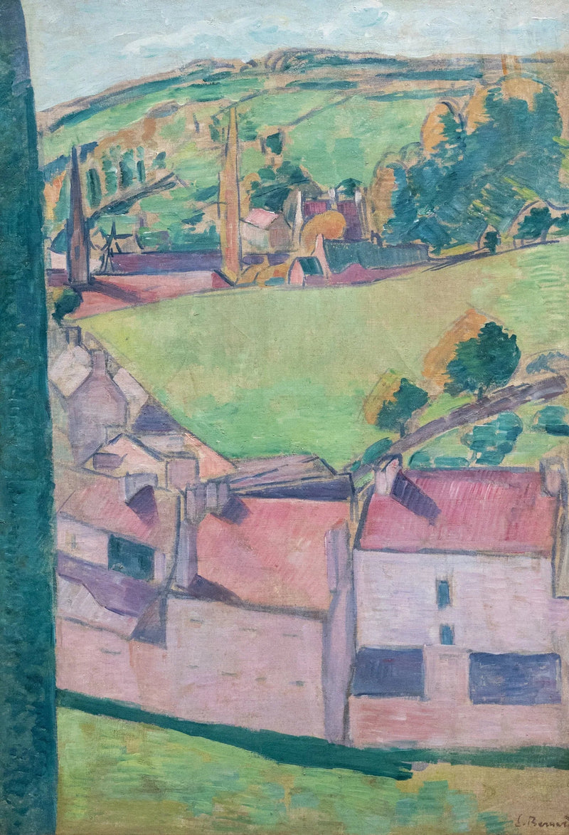 Vista de Pont-Aven - Émile Bernard