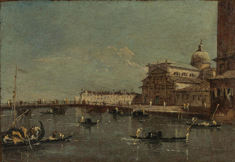 Vista de S. Pietro di Castello, Venecia - Francesco Guardi