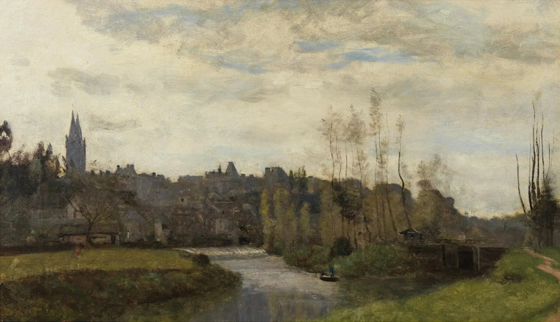 Vista de Saint-Lô - Jean-Baptiste Camille Corot