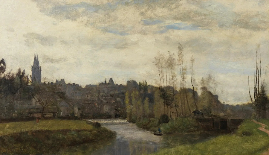 Vista de Saint-Lô - Jean-Baptiste Camille Corot