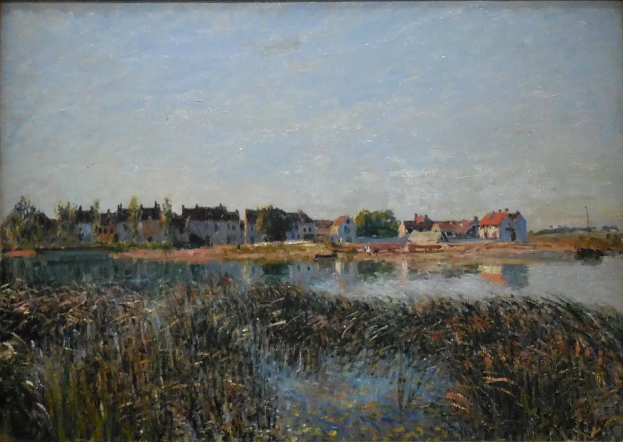 Vista de Saint-Mammès - Alfred Sisley