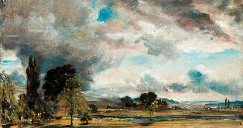 Vista de Salisbury, desde la biblioteca de la casa del arcediano Fisher - John Constable