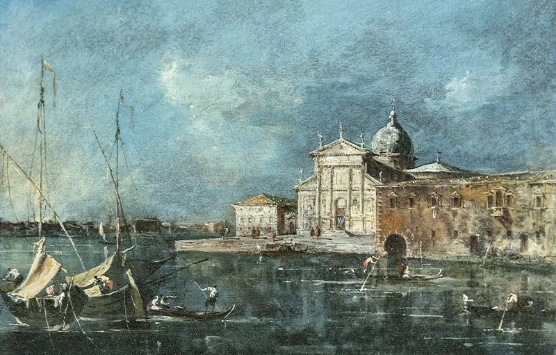 Vista de San Giorgio Maggiore en Venecia - Francesco Guardi