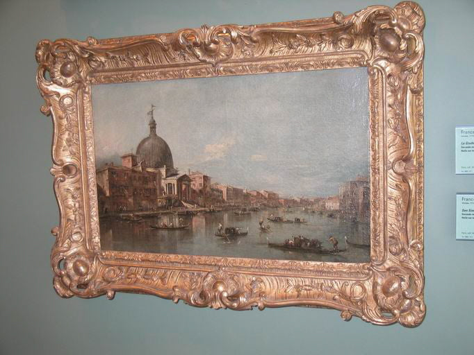 Vista de San Simeone Piccolo en Venecia - Francesco Guardi