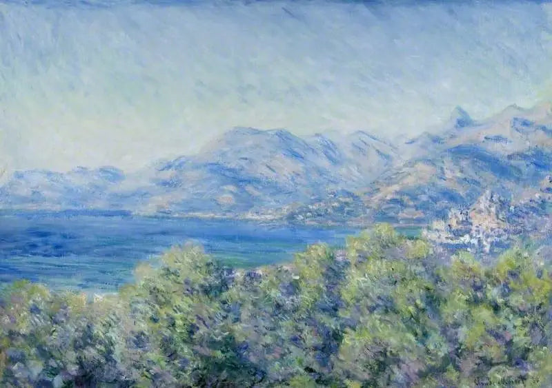 Vista de Ventimiglia - Claude Monet