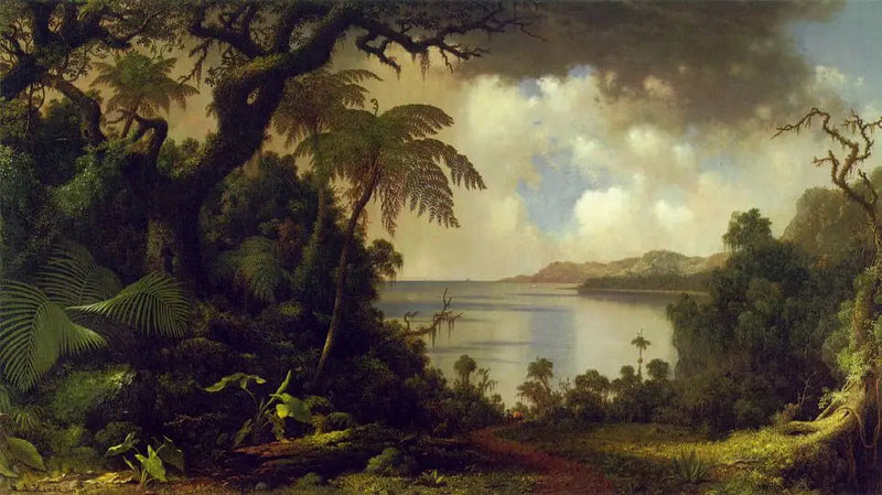 Vista desde Fern Tree Walk, Jamaica - Martin Johnson Heade