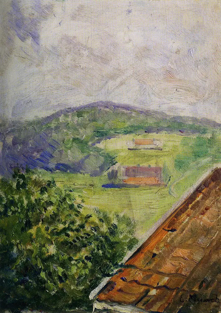 Vista desde Hauketo - Edvard Munch